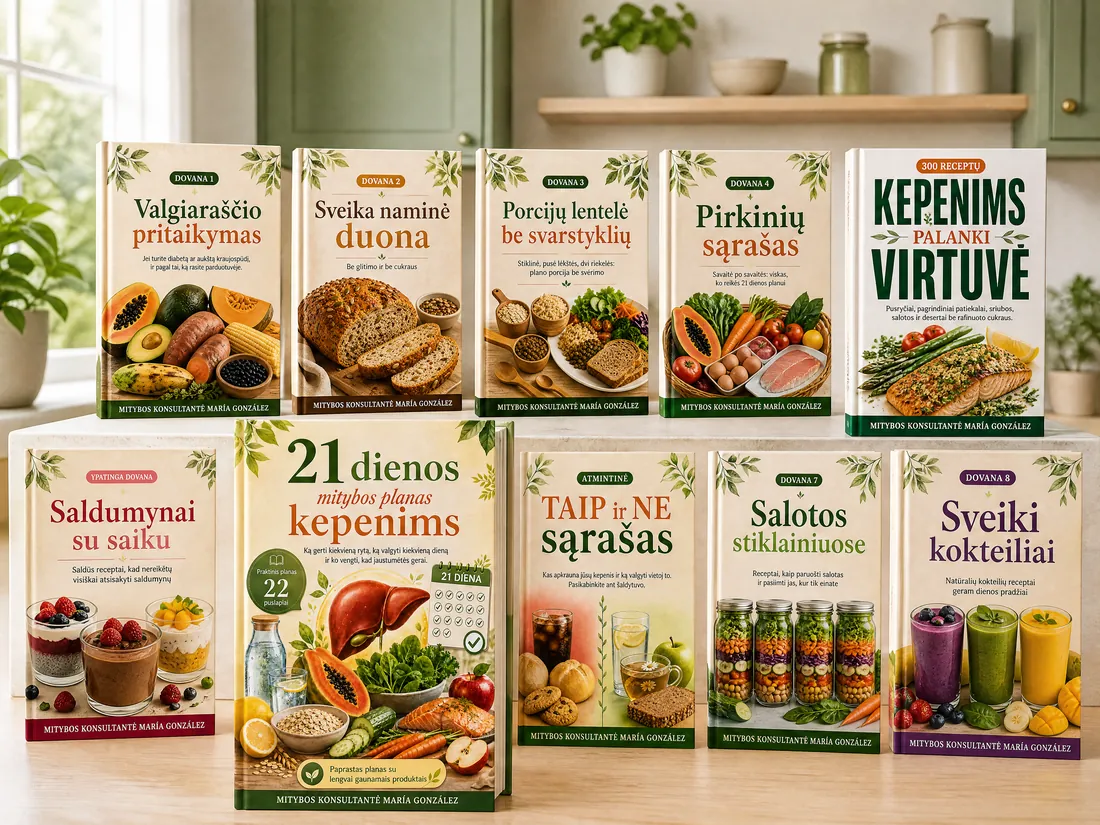 21 dienos mitybos planas kepenims, TAIP ir NE sąrašas ir 8 dovanos
