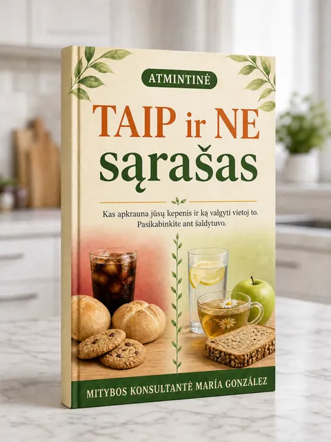 TAIP ir NE sąrašo viršelis